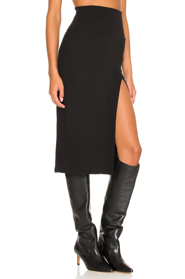 Lovers and Friends Skirts Women Liv Midi Skirt Black Lovers and Friends Skirts Women Liv Midi Skirt Black