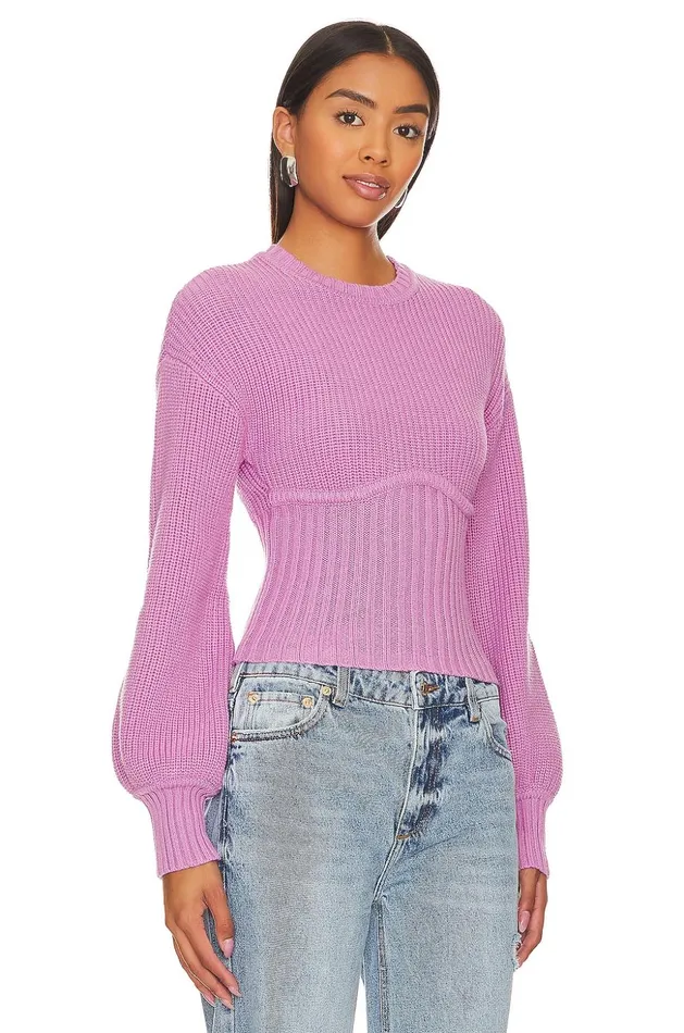 Lovers and Friends Sweaters and Knits Women Anastasia Knit Sweater Pink Lovers and Friends Sweaters and Knits Women Anastasia Knit Sweater Pink