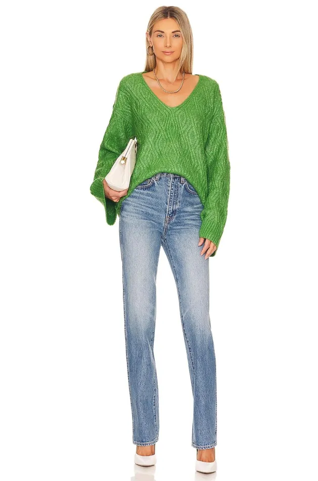 Lovers and Friends Sweaters and Knits Women Enora Sweater Green Lovers and Friends Sweaters and Knits Women Enora Sweater Green