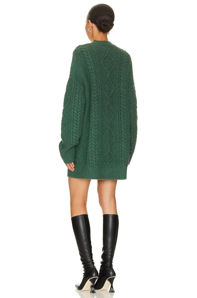 Lovers and Friends Sweaters and Knits Women Garcelle Sweater Dress Forest Green Lovers and Friends Sweaters and Knits Women Garcelle Sweater Dress Forest Green