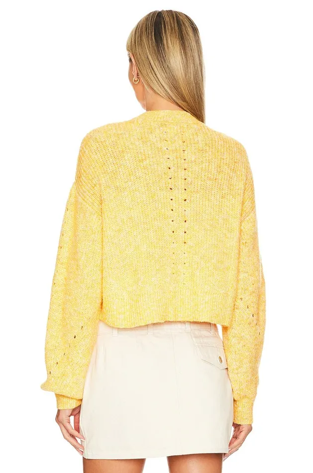 Lovers and Friends Sweaters and Knits Women Lovers Friends Ariella Cropped Pullover Yellow Multi Lovers and Friends Sweaters and Knits Women Lovers Friends Ariella Cropped Pullover Yellow Multi