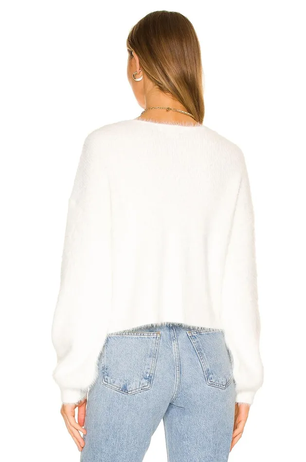 Lovers and Friends Sweaters and Knits Women Malia V Neck Sweater Ivory Lovers and Friends Sweaters and Knits Women Malia V Neck Sweater Ivory