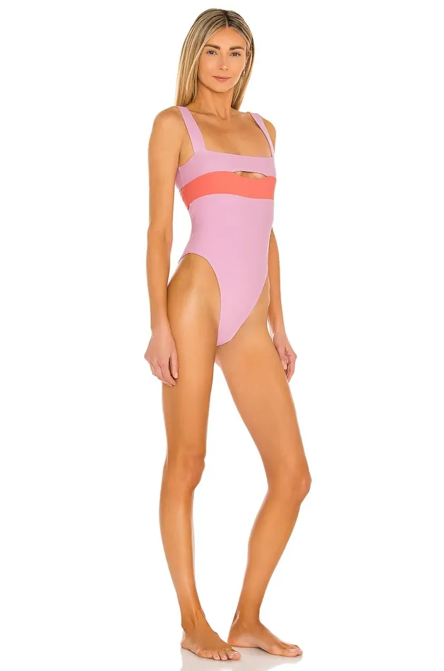 Lovers and Friends Swimsuits and CoverUps Women Daytona One Piece Pink and Orange Lovers and Friends Swimsuits and CoverUps Women Daytona One Piece Pink and Orange