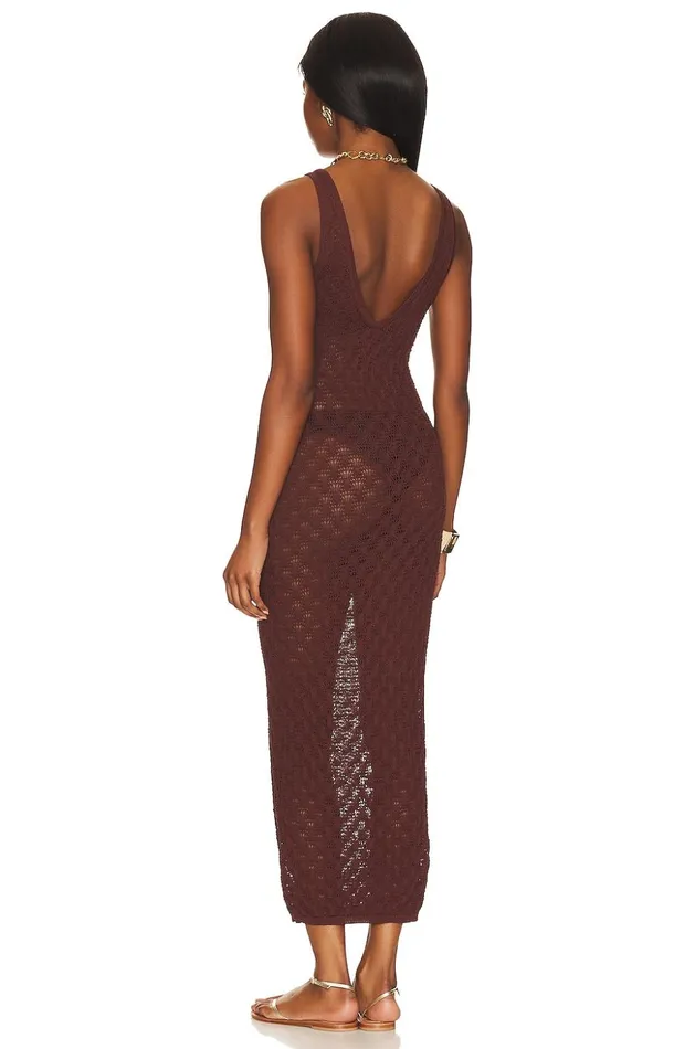 Lovers and Friends Swimsuits and CoverUps Women Manu Dress Chocolate Lovers and Friends Swimsuits and CoverUps Women Manu Dress Chocolate