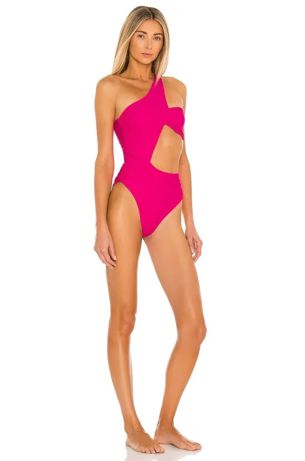 Lovers and Friends Swimwear Women Aiko One Piece Hot Pink Lovers and Friends Swimwear Women Aiko One Piece Hot Pink