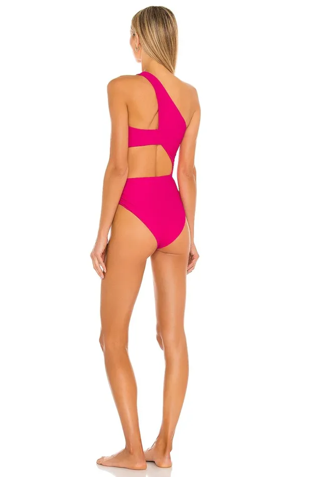Lovers and Friends Swimwear Women Aiko One Piece Hot Pink Lovers and Friends Swimwear Women Aiko One Piece Hot Pink