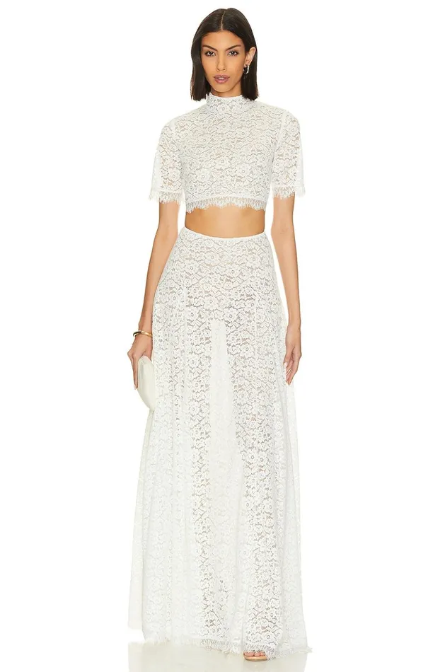 Lovers and Friends Tops Women Emilia Top White Lace Lovers and Friends Tops Women Emilia Top White Lace