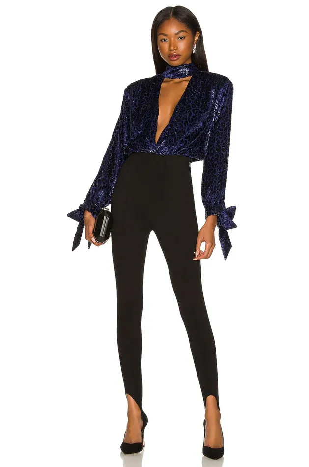 Lovers and Friends Tops Women Estella Bodysuit Navy Lovers and Friends Tops Women Estella Bodysuit Navy