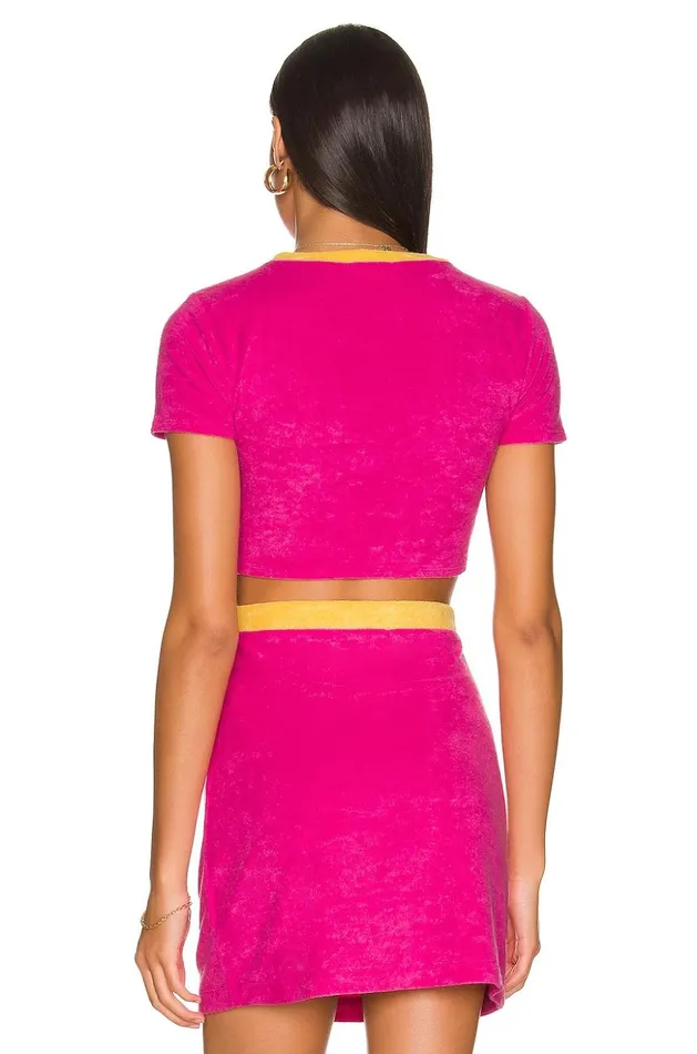 Lovers and Friends Tops Women Lana Crop Top Magenta Lovers and Friends Tops Women Lana Crop Top Magenta