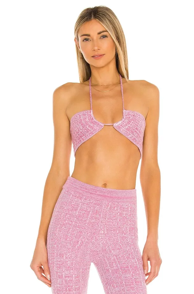 Lovers and Friends Tops Women Mckenna Drawstring Top Marled Pink