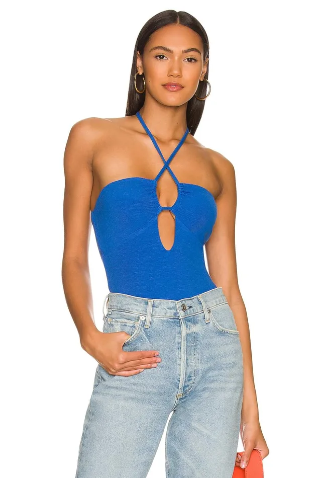 Lovers and Friends Tops Women Misha Bodysuit Blue