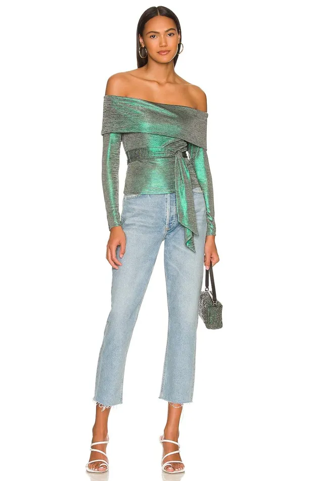 Lovers and Friends Tops Women Ramona Top Jade Green Lovers and Friends Tops Women Ramona Top Jade Green