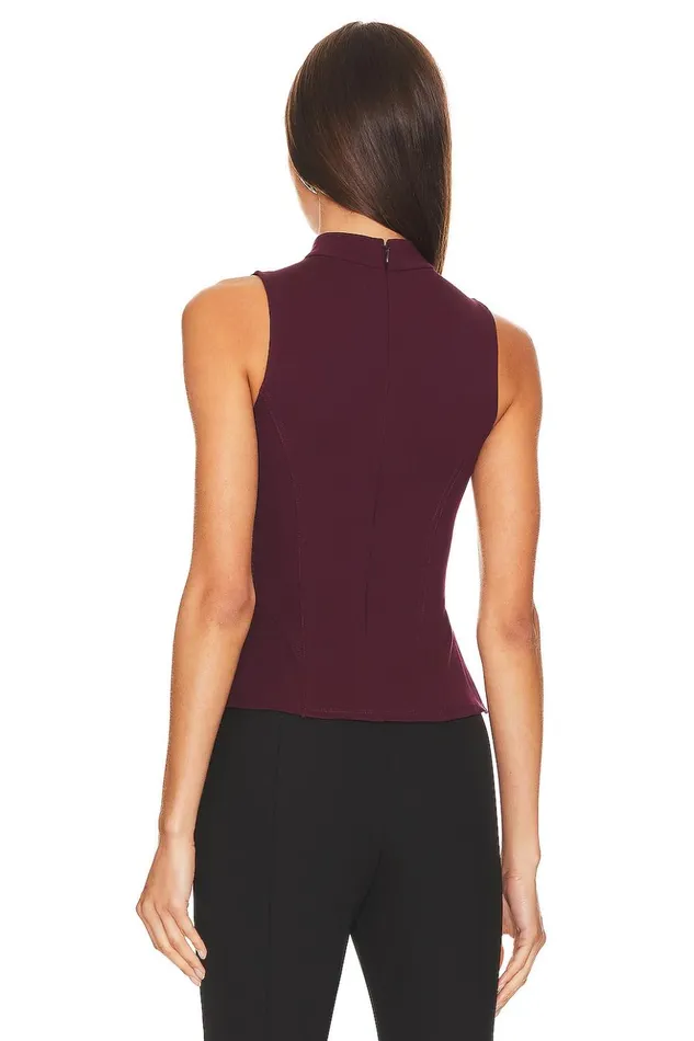 Lovers and Friends Tops Women Tanya Top Midnight Burgundy Lovers and Friends Tops Women Tanya Top Midnight Burgundy