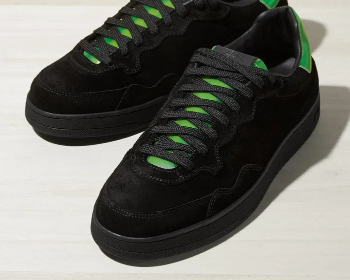 Low Tops Men P448 Yam BlackNeon Green Low Tops Men P448 Yam BlackNeon Green