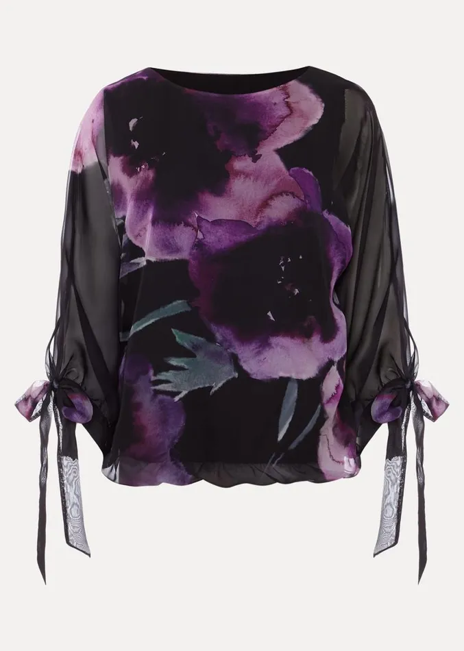 Lucinda Floral Top Multicoloured Women Phase Eight Shirts and Blouses