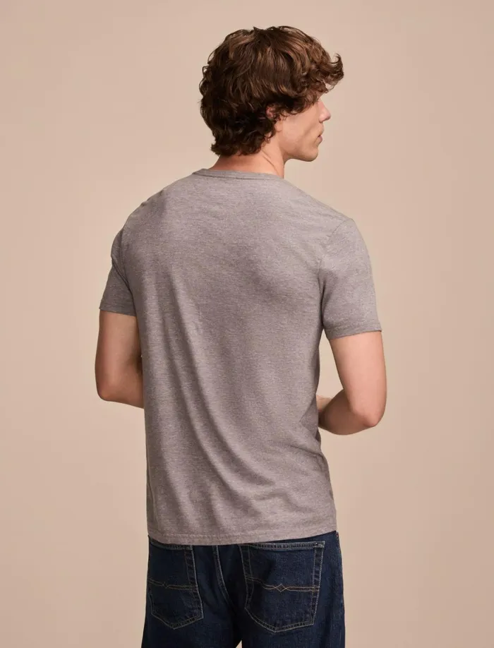 Lucky Brand Graphic Tees Men Tahoe Heather Grey