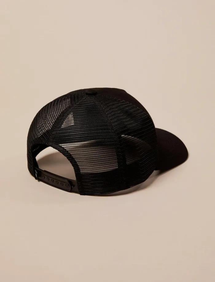 Lucky Brand Hats Men Clover Trucker Hat Black