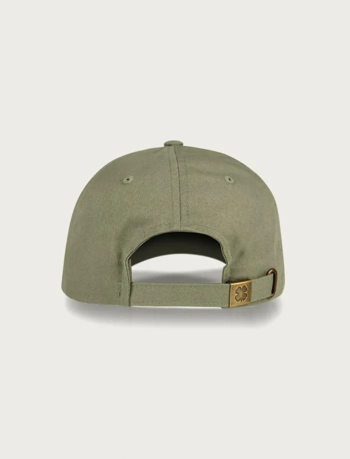 Lucky Brand Hats Men Oval Clover Patch Dad Hat Bright Green