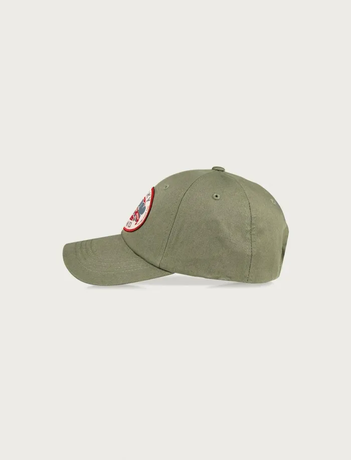 Lucky Brand Hats Men Oval Clover Patch Dad Hat Bright Green