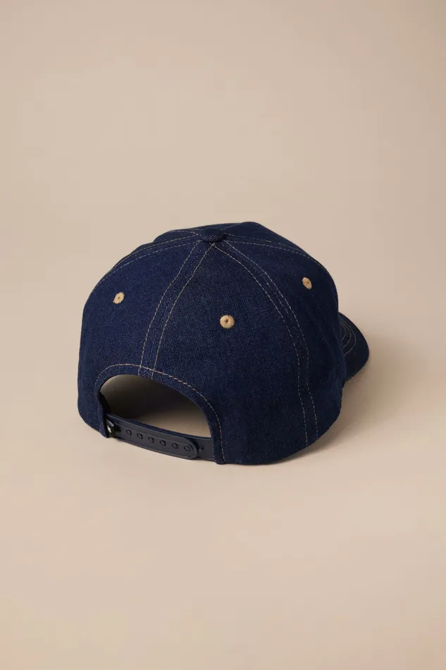 Lucky Brand Hats Women Lucky Branded Light Denim Multi