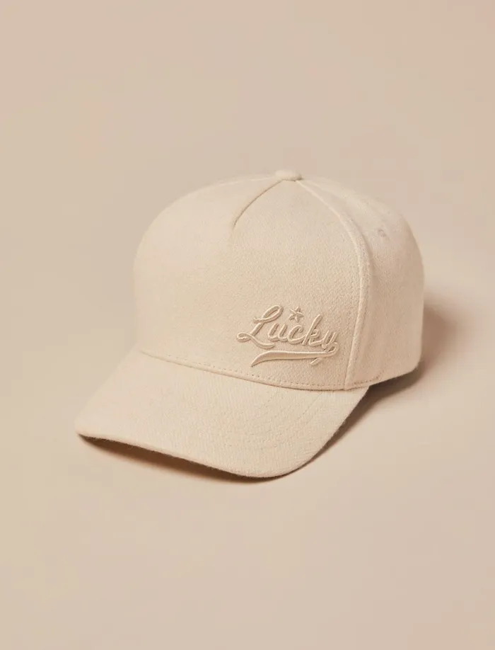Lucky Brand Hats Women Wool Baseball Hat Natural