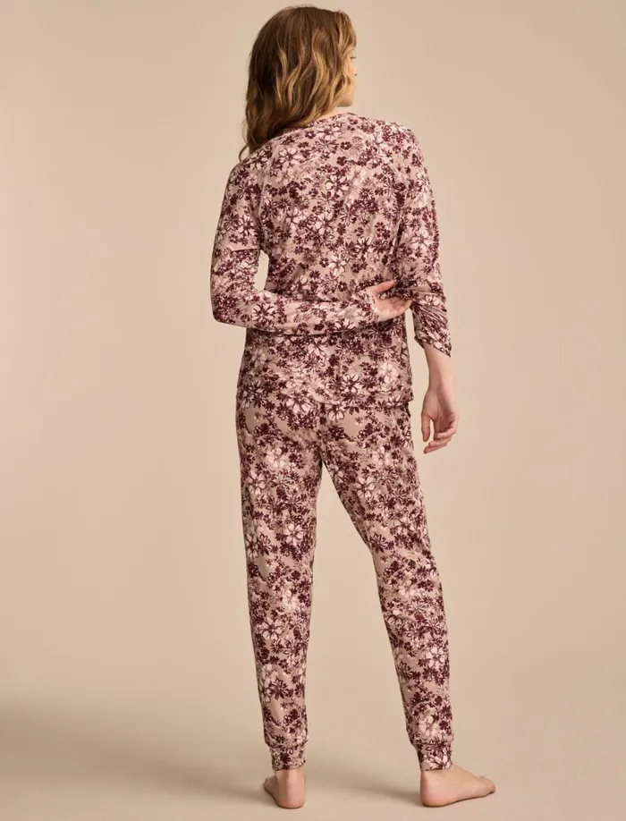 Lucky Brand Intimates and Sleepwear Women Printed Sleepwear Set Medium Beige