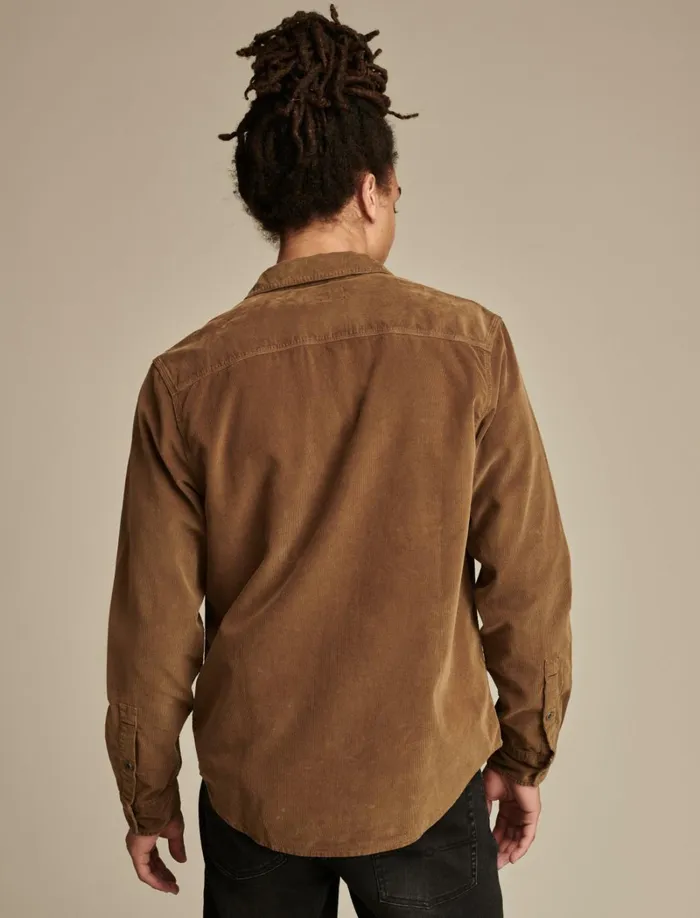Lucky Brand Shirts and Tops Men Cole Hauser Corduroy Workshirt Kangaroo