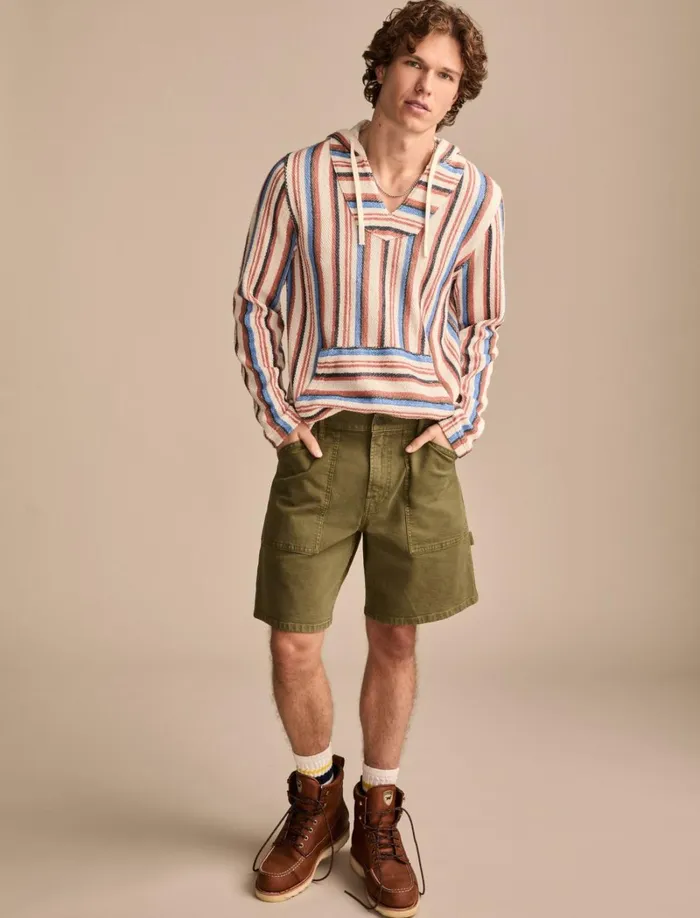 Lucky Brand Shorts Men Utility Short Pickle
