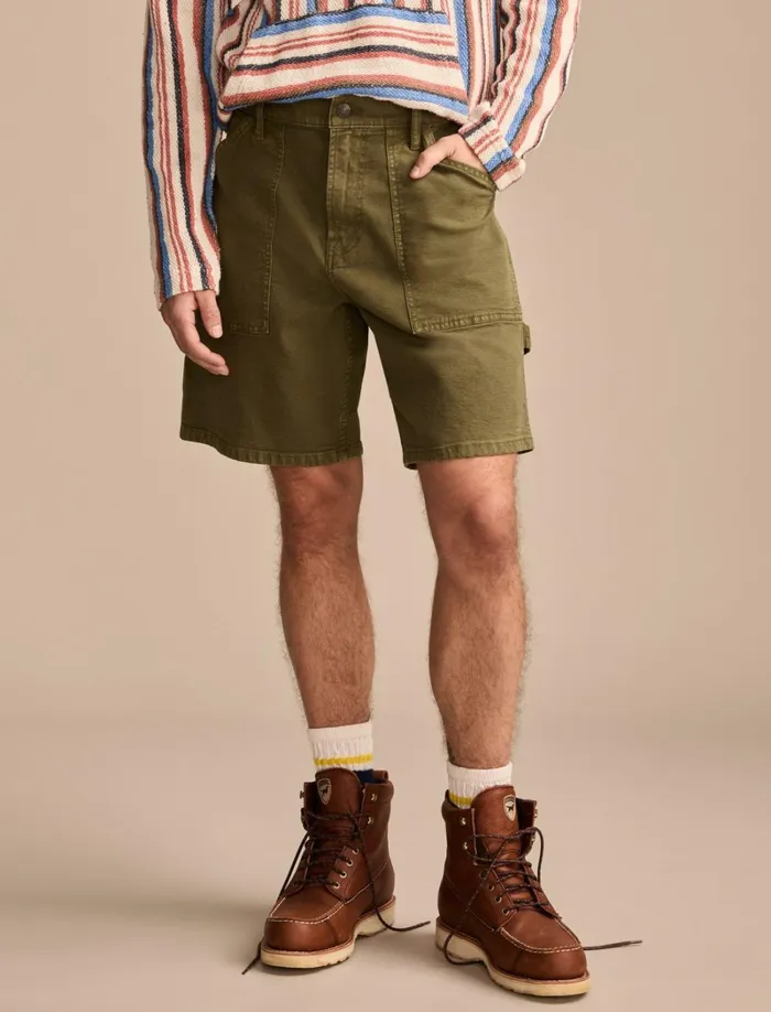 Lucky Brand Shorts Men Utility Short Pickle