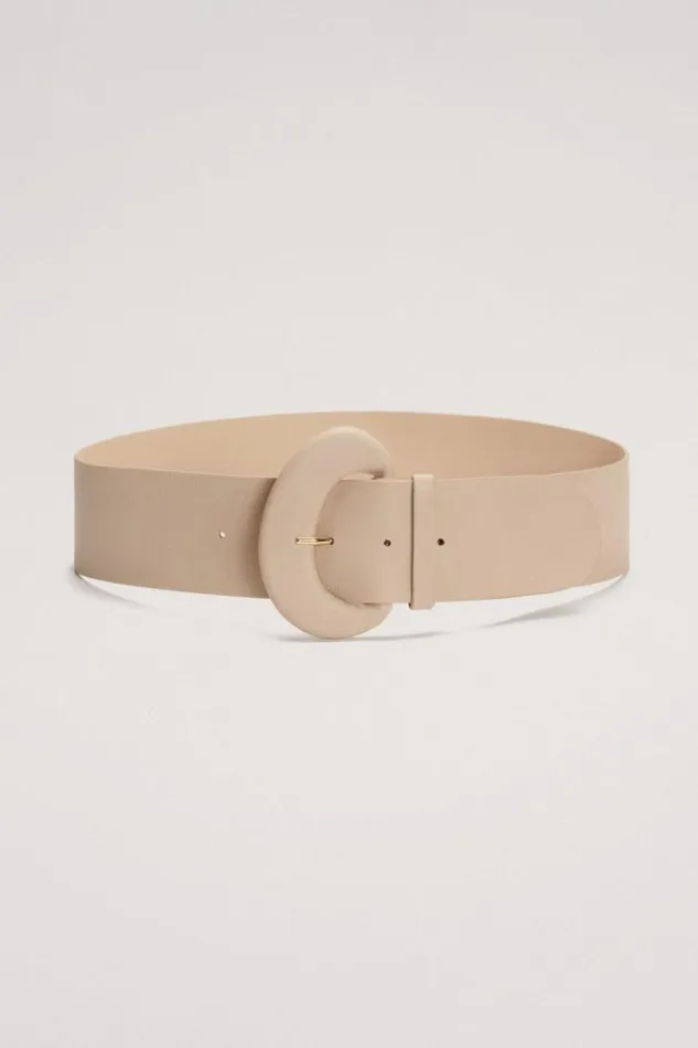 Luisa Spagnoli Belts Daca 8211 Leather Belt Beige 8211 Women