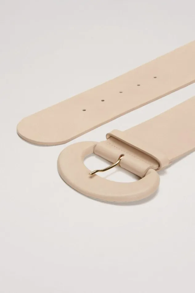 Luisa Spagnoli Belts Daca 8211 Leather Belt Beige 8211 Women Luisa Spagnoli Belts Daca 8211 Leather Belt Beige 8211 Women
