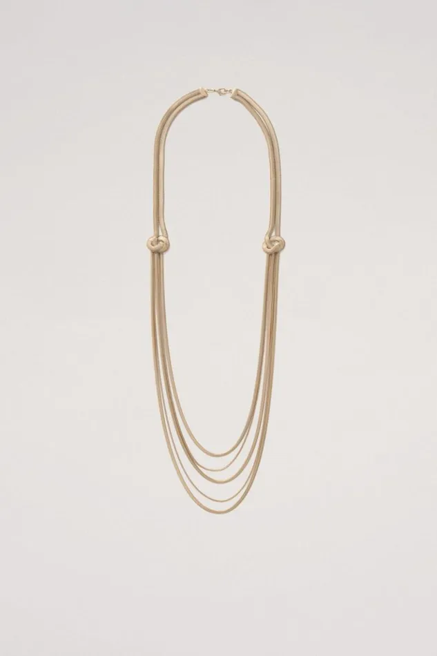 Luisa Spagnoli Bijoux Nichelio 8211 Long Necklace Light Gold 8211 Women