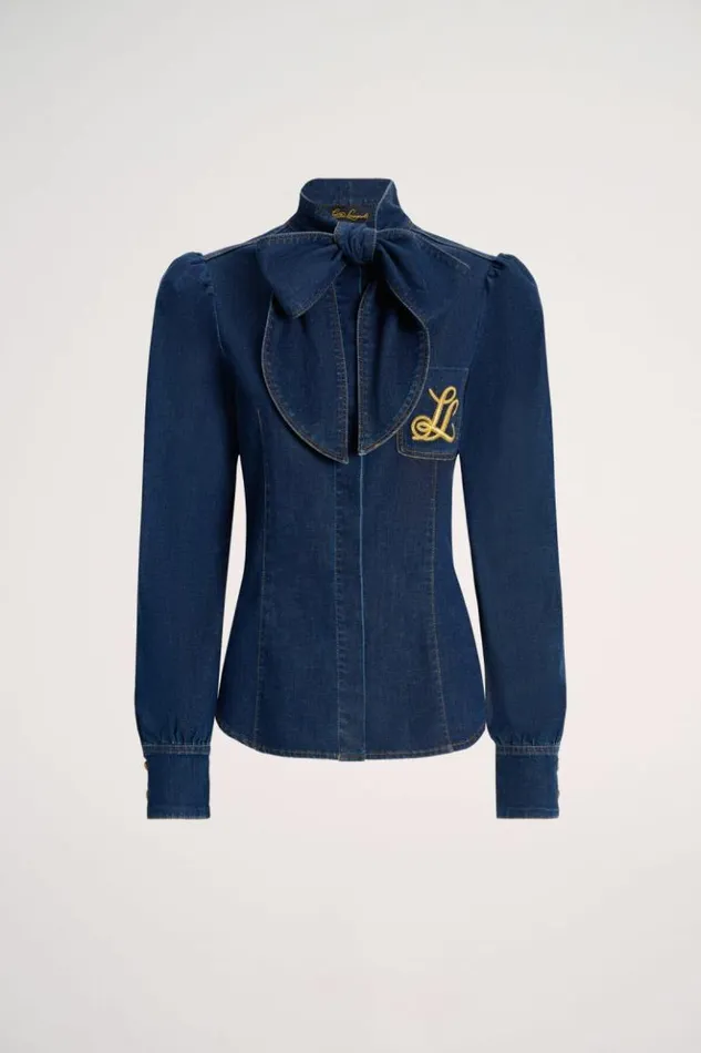 Luisa Spagnoli Blouses And Shirts Leonessa 8211 Denim Shirt Blue 8211 Women Luisa Spagnoli Blouses And Shirts Leonessa 8211 Denim Shirt Blue 8211 Women