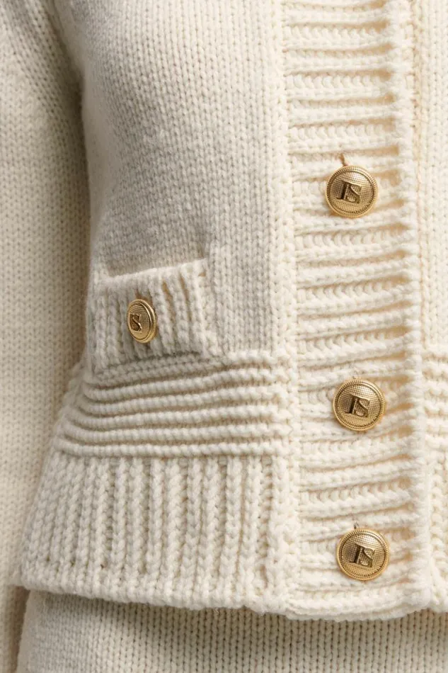 Luisa Spagnoli Cardigan Malinteso 8211 BonTon Cardigan Cream 8211 Women Luisa Spagnoli Cardigan Malinteso 8211 BonTon Cardigan Cream 8211 Women