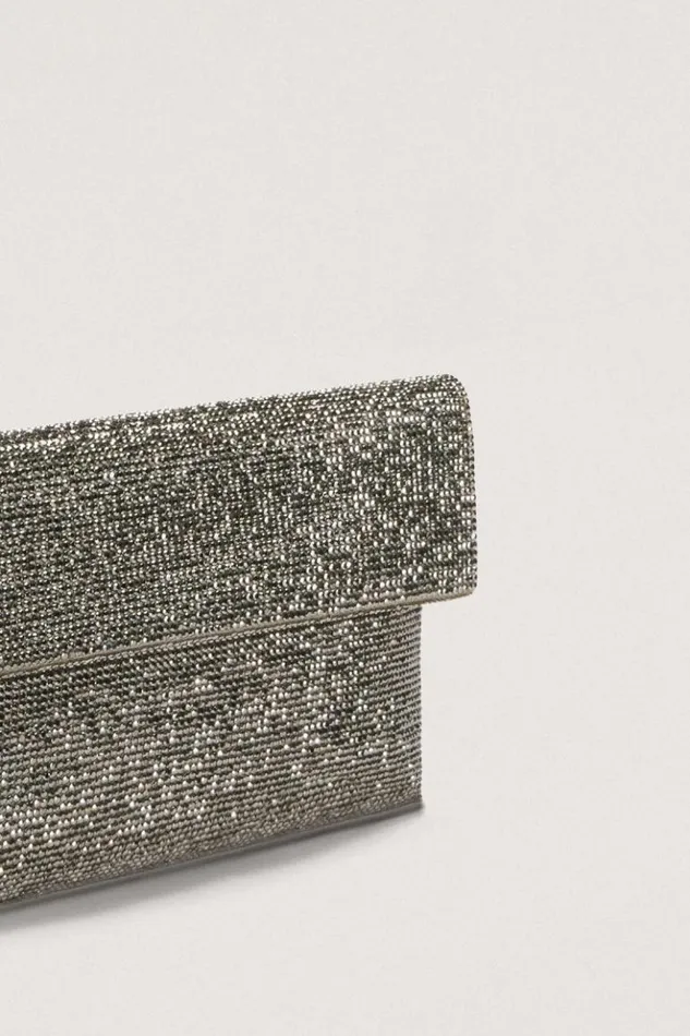 Luisa Spagnoli Clutch And Pochette Imma 8211 Rhinestone Clutch Bag Smokegunmetal 8211 Women Luisa Spagnoli Clutch And Pochette Imma 8211 Rhinestone Clutch Bag Smokegunmetal 8211 Women