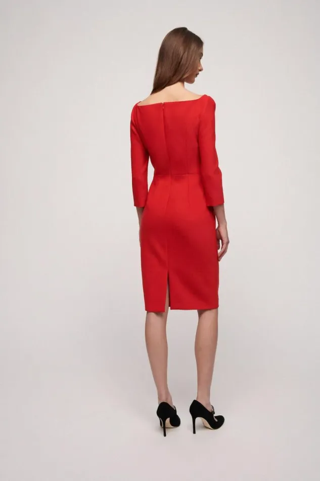 Luisa Spagnoli Dresses and Jumpsuits Grammo 8211 Sheath Dress Red 8211 Women Luisa Spagnoli Dresses and Jumpsuits Grammo 8211 Sheath Dress Red 8211 Women