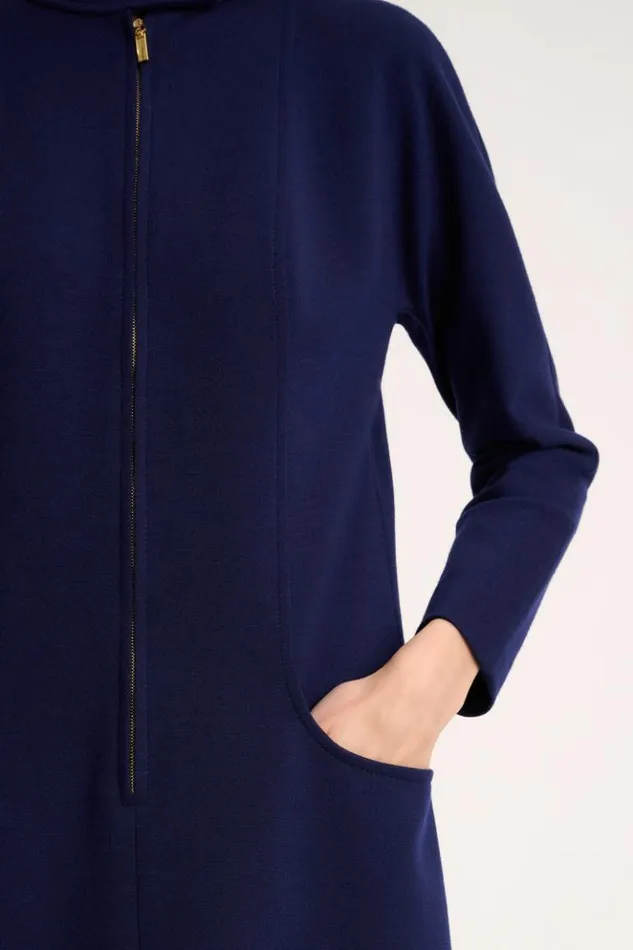 Luisa Spagnoli Dresses and Jumpsuits Marilina 8211 Sixties Dress Blue 8211 Women Luisa Spagnoli Dresses and Jumpsuits Marilina 8211 Sixties Dress Blue 8211 Women