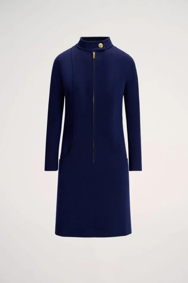 Luisa Spagnoli Dresses and Jumpsuits Marilina 8211 Sixties Dress Blue 8211 Women Luisa Spagnoli Dresses and Jumpsuits Marilina 8211 Sixties Dress Blue 8211 Women