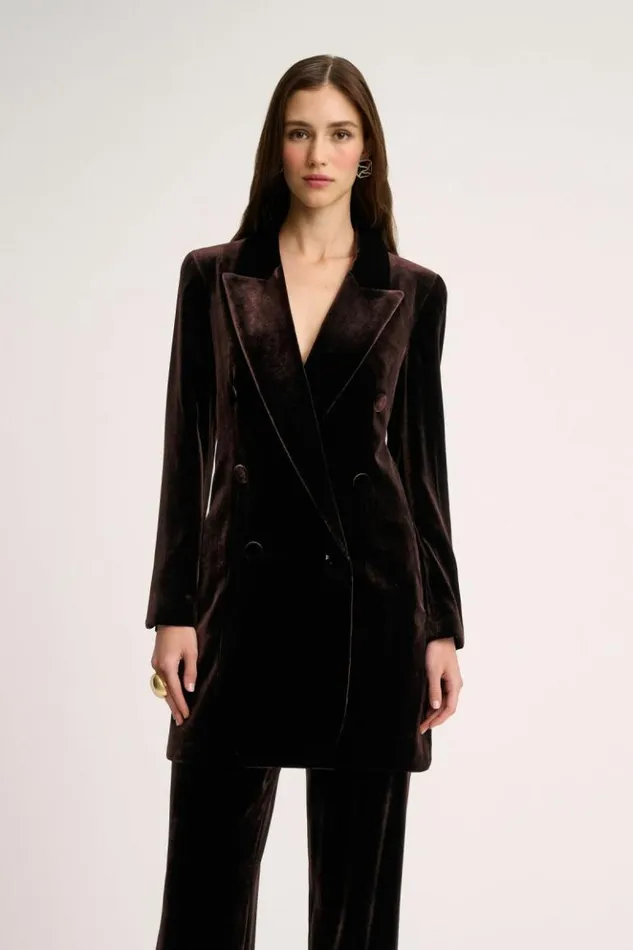 Luisa Spagnoli Jackets and Blazers Scrittura 8211 Elegant Jacket Brown 8211 Women Luisa Spagnoli Jackets and Blazers Scrittura 8211 Elegant Jacket Brown 8211 Women