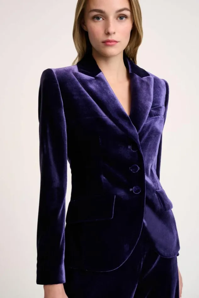 Luisa Spagnoli Jackets and Blazers Spizzico 8211 Elegant Jacket Bluette 8211 Women Luisa Spagnoli Jackets and Blazers Spizzico 8211 Elegant Jacket Bluette 8211 Women