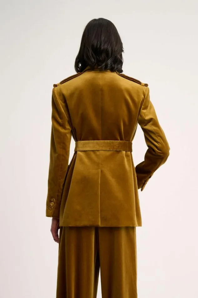 Luisa Spagnoli Jackets and Blazers Stallo 8211 Velvet Jacket 8211 Fashion Show 8211 Women Luisa Spagnoli Jackets and Blazers Stallo 8211 Velvet Jacket 8211 Fashion Show 8211 Women