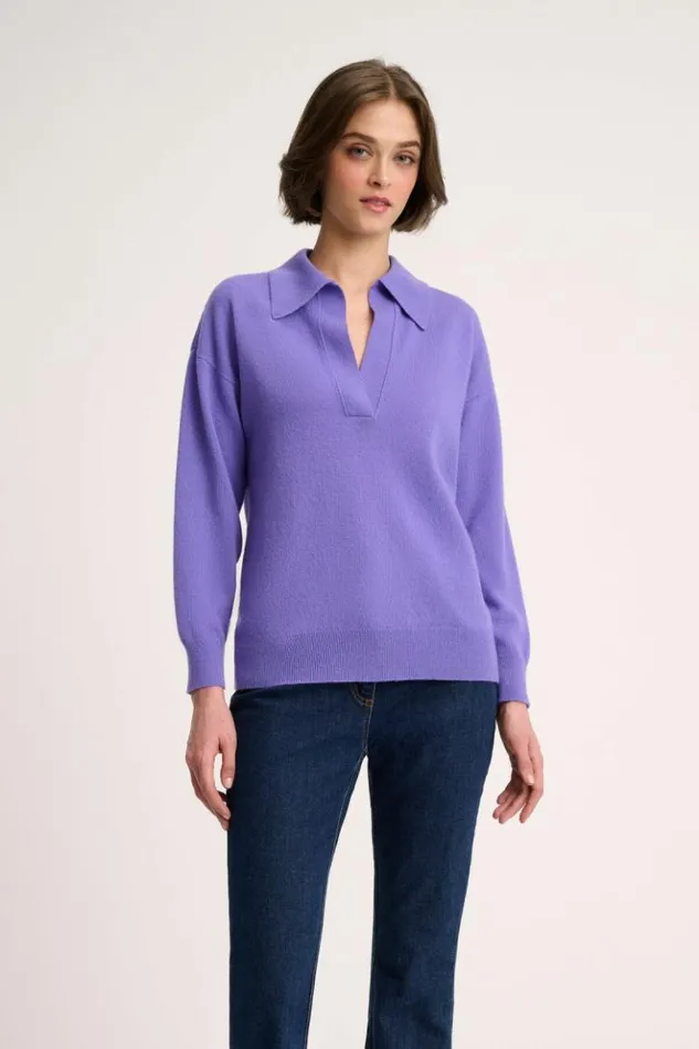 Luisa Spagnoli Knitwear Cajal 8211 Cashmere Polo 8211 Women Luisa Spagnoli Knitwear Cajal 8211 Cashmere Polo 8211 Women