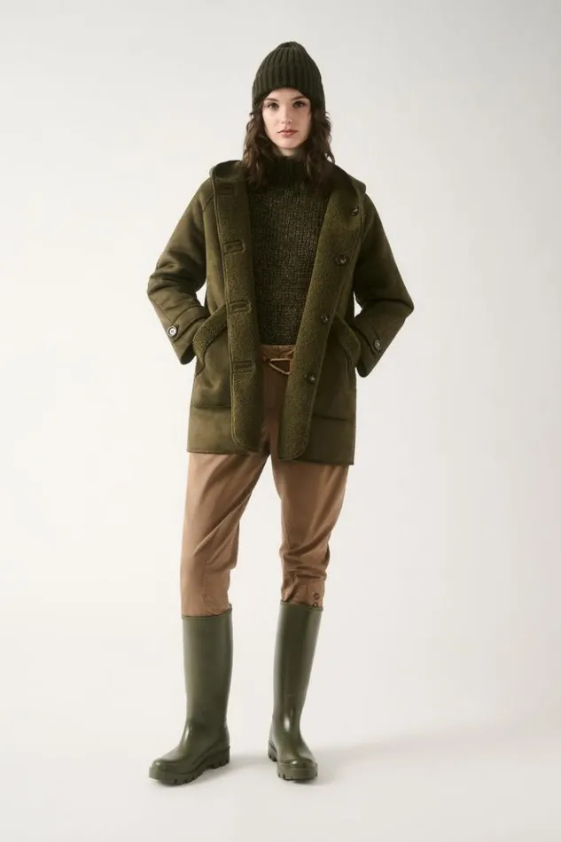 Luisa Spagnoli Knitwear Coccolo 8211 Lurex Pullover Military Green 8211 Women Luisa Spagnoli Knitwear Coccolo 8211 Lurex Pullover Military Green 8211 Women