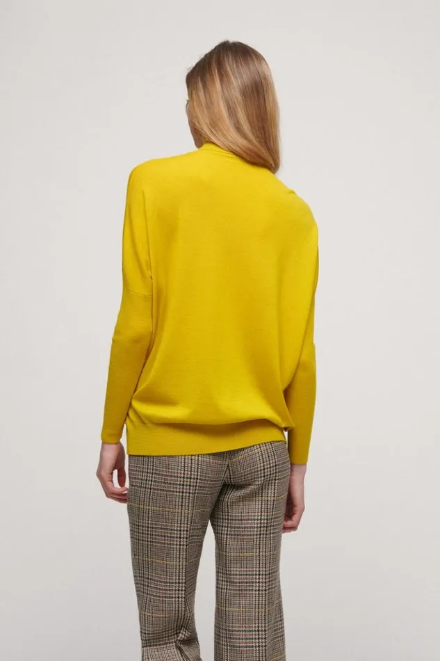 Luisa Spagnoli Knitwear Mammola 8211 Wool Pullover Yellow 8211 Women Luisa Spagnoli Knitwear Mammola 8211 Wool Pullover Yellow 8211 Women