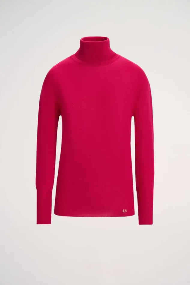 Luisa Spagnoli Knitwear Manos 8211 Wool Pullover Fuchsia 8211 Women Luisa Spagnoli Knitwear Manos 8211 Wool Pullover Fuchsia 8211 Women