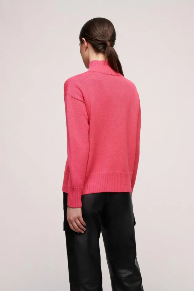 Luisa Spagnoli Knitwear Margotta 8211 Wool Pullover Fuchsia 8211 Women Luisa Spagnoli Knitwear Margotta 8211 Wool Pullover Fuchsia 8211 Women