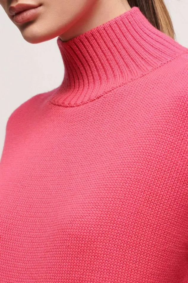 Luisa Spagnoli Knitwear Margotta 8211 Wool Pullover Fuchsia 8211 Women Luisa Spagnoli Knitwear Margotta 8211 Wool Pullover Fuchsia 8211 Women