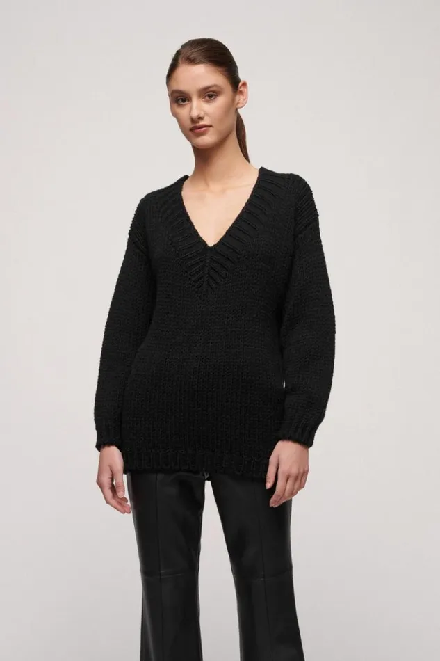 Luisa Spagnoli Knitwear Marusca 8211 Wool Pullover Black 8211 Women