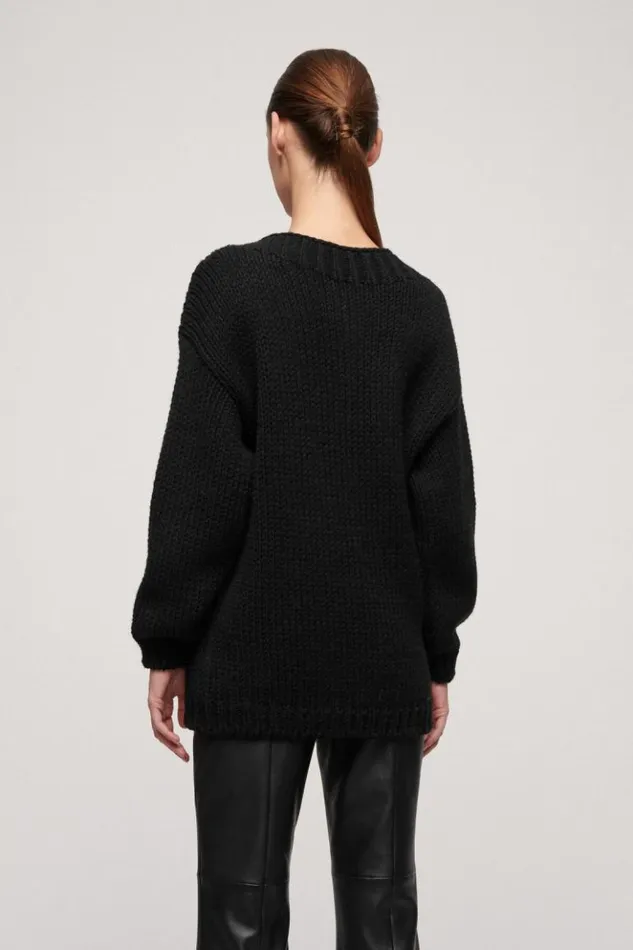 Luisa Spagnoli Knitwear Marusca 8211 Wool Pullover Black 8211 Women Luisa Spagnoli Knitwear Marusca 8211 Wool Pullover Black 8211 Women