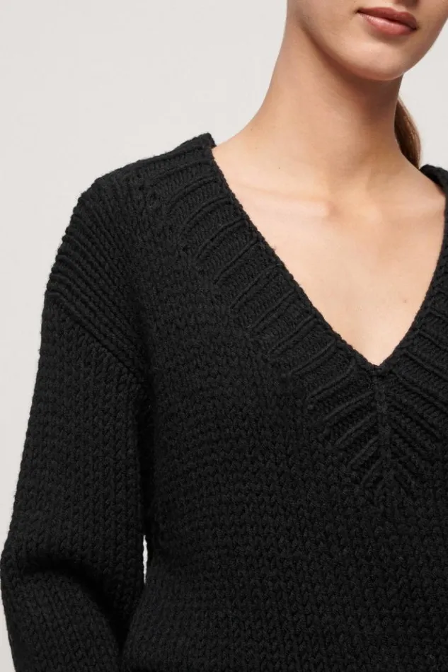 Luisa Spagnoli Knitwear Marusca 8211 Wool Pullover Black 8211 Women Luisa Spagnoli Knitwear Marusca 8211 Wool Pullover Black 8211 Women